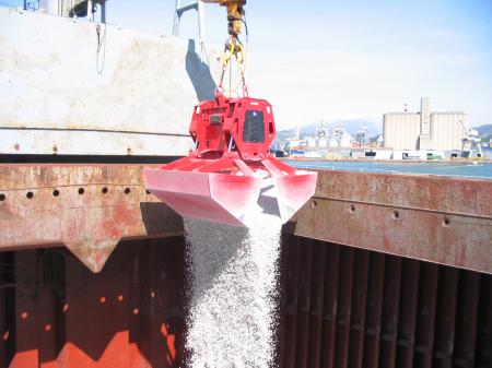 Euromec overhead crane and port crane clamshell bucket