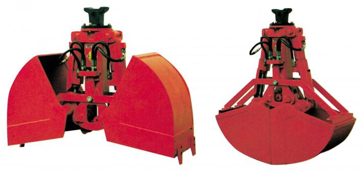 Euromec Hydraulic Vertical Clamsheel Bucket